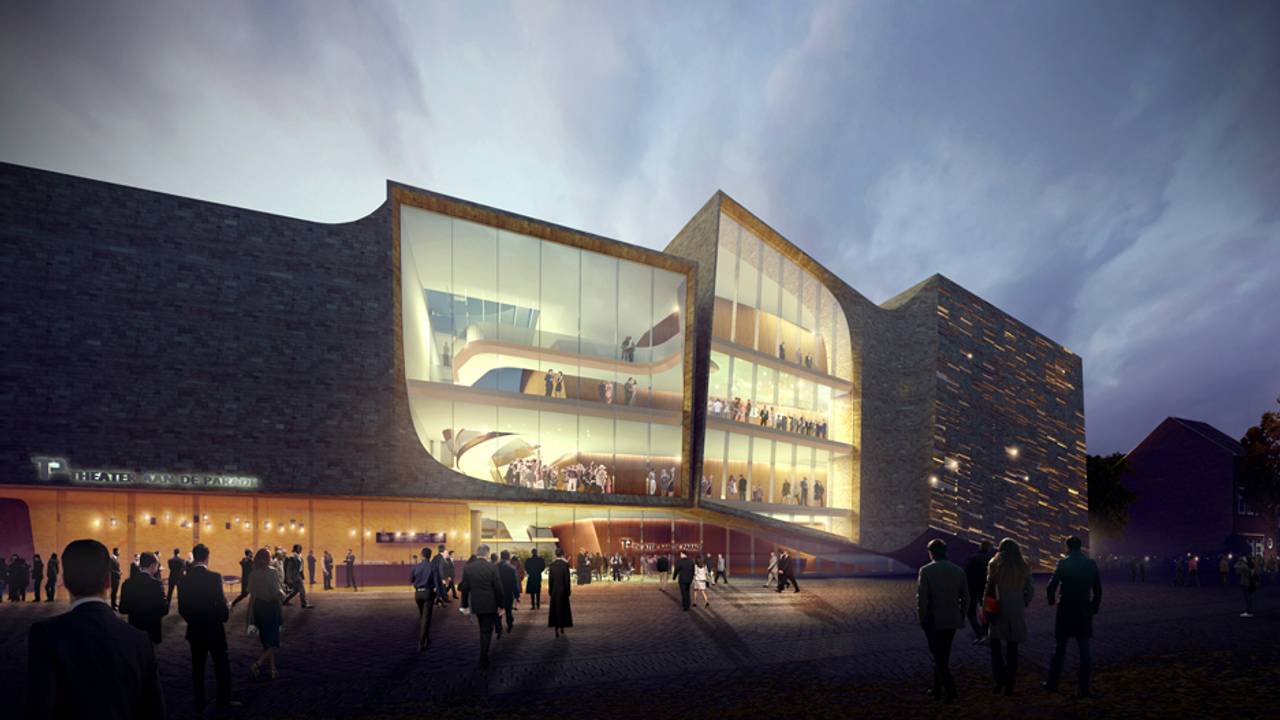 Het plan was dat dit het nieuwe theater zou worden. (Foto: gemeente Den Bosch)