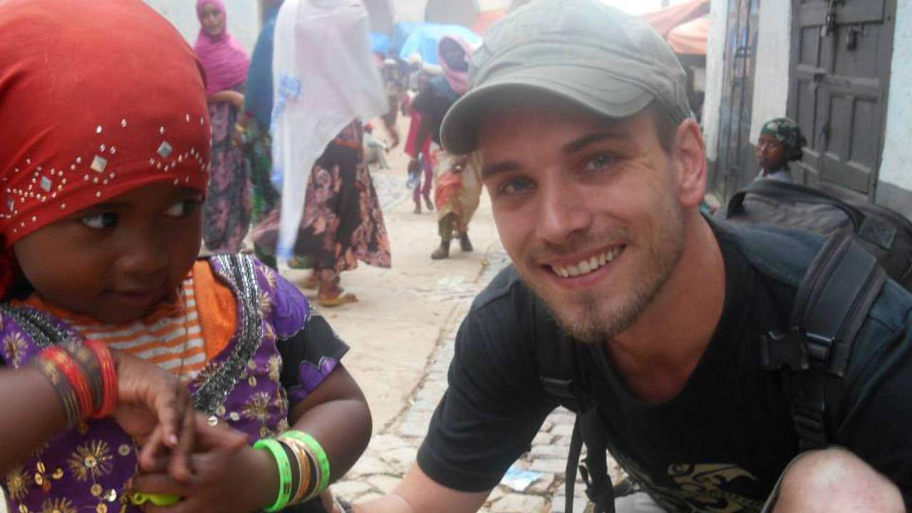 Pieter Langenberg gaat de wereld over (foto: ANP)