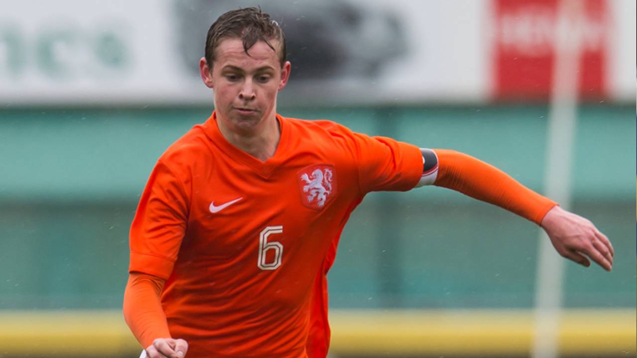 Frenkie de Jong in Oranje onder 18 (foto: VI Images)