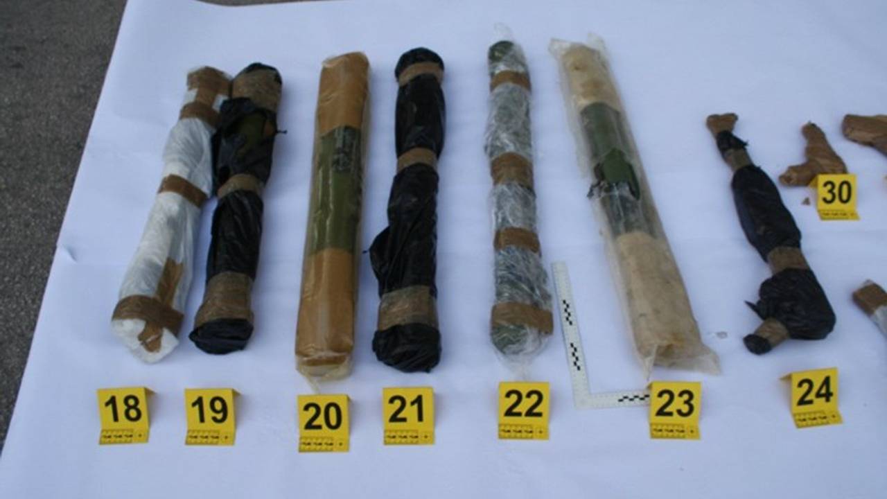 Een deel van de wapenpartij