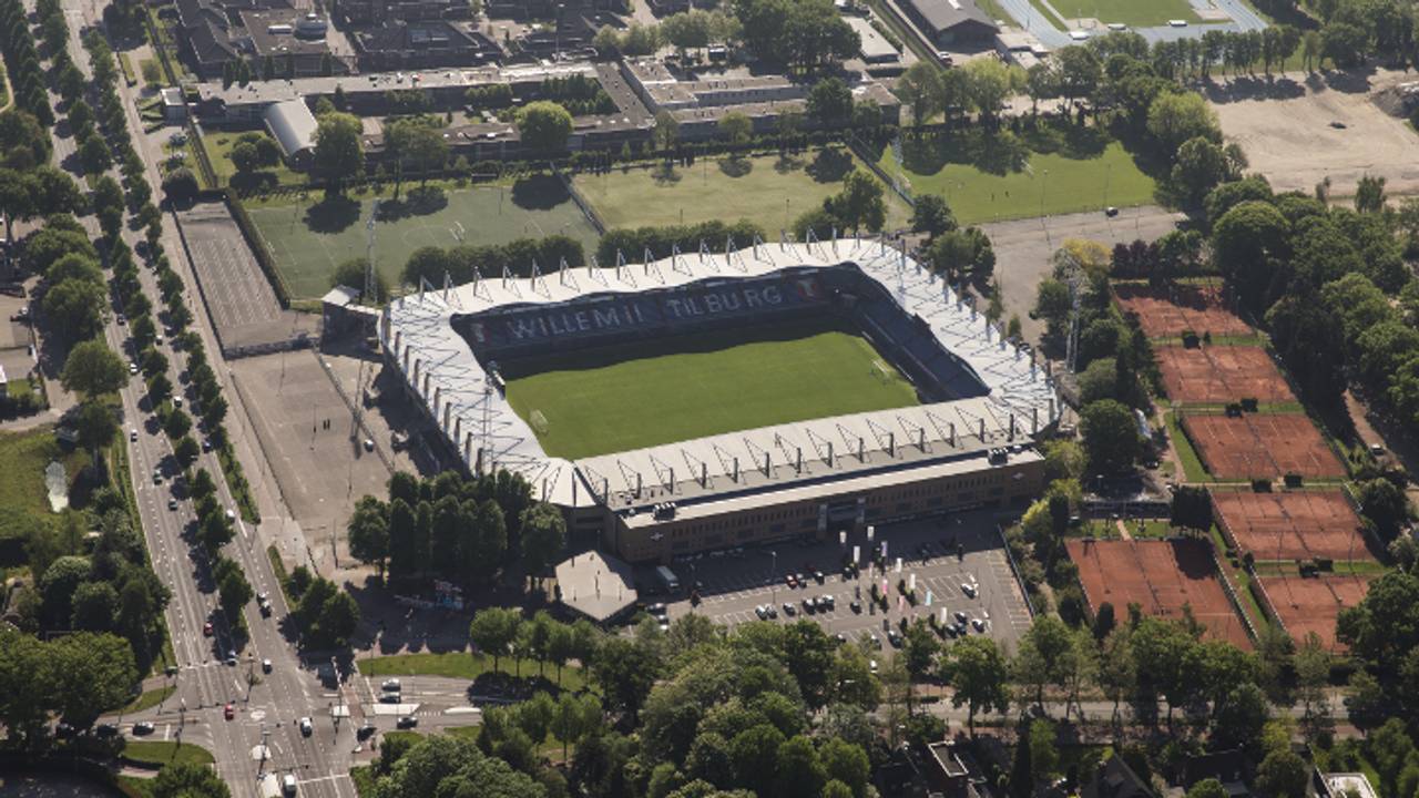 Koning Willem II Stadion in Tilburg. (foto: VI Images)