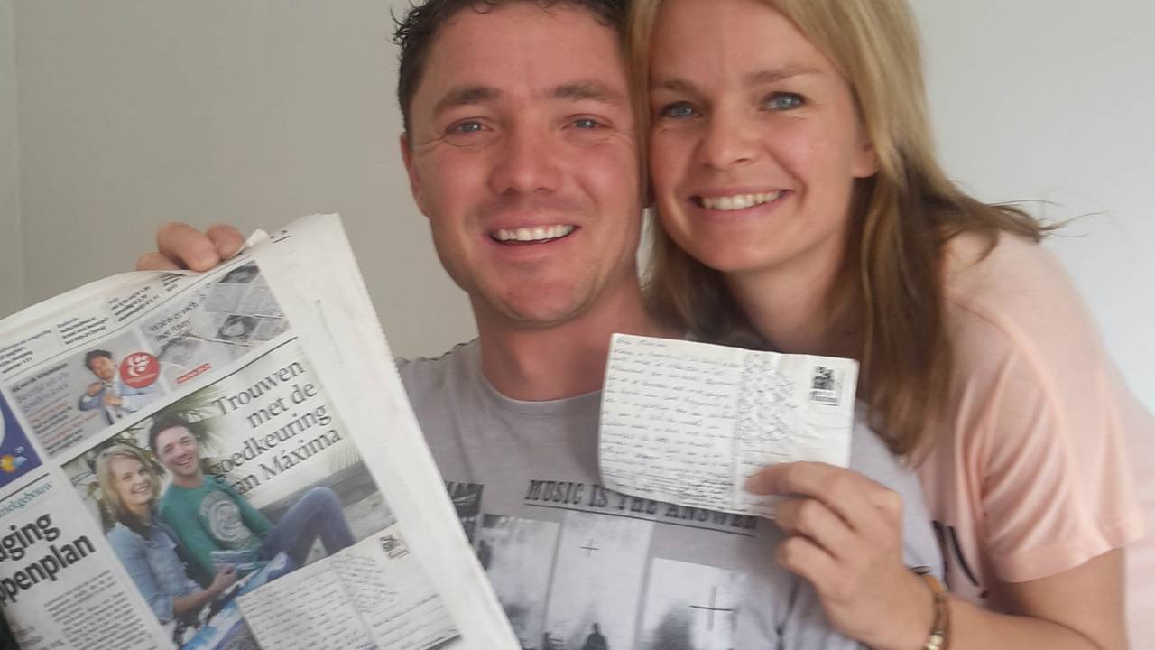 Máxima geeft 'go!' voor huwelijk Rick en Judith uit Soerendonk