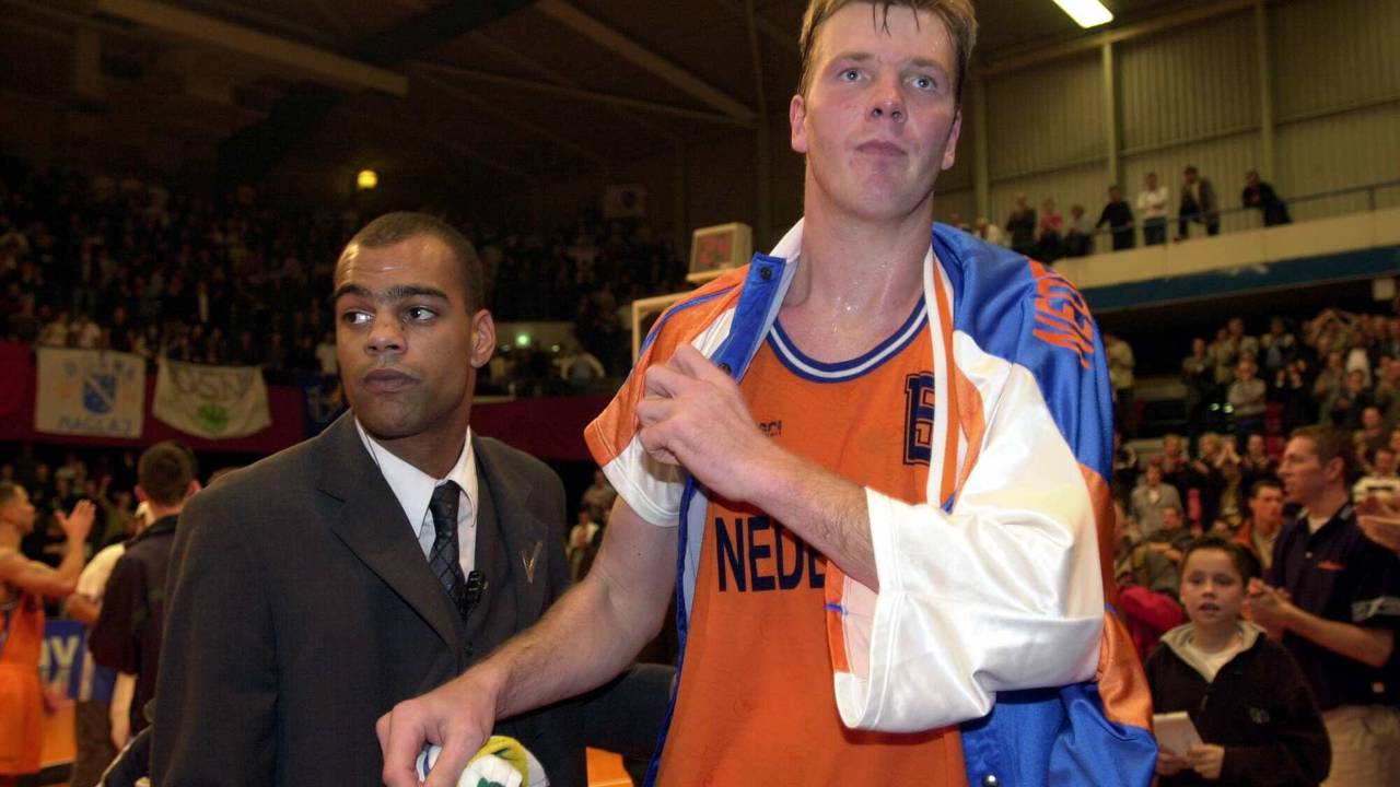Rik Smits in het tenue van Oranje (foto: VI Images)