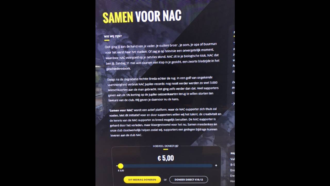Website samenvoornac.nl