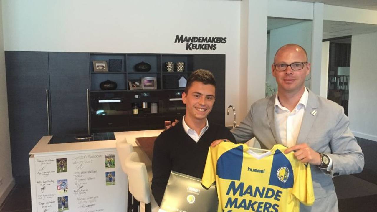 Jonathan Kindermans en RKC-directeur Remco Oversier