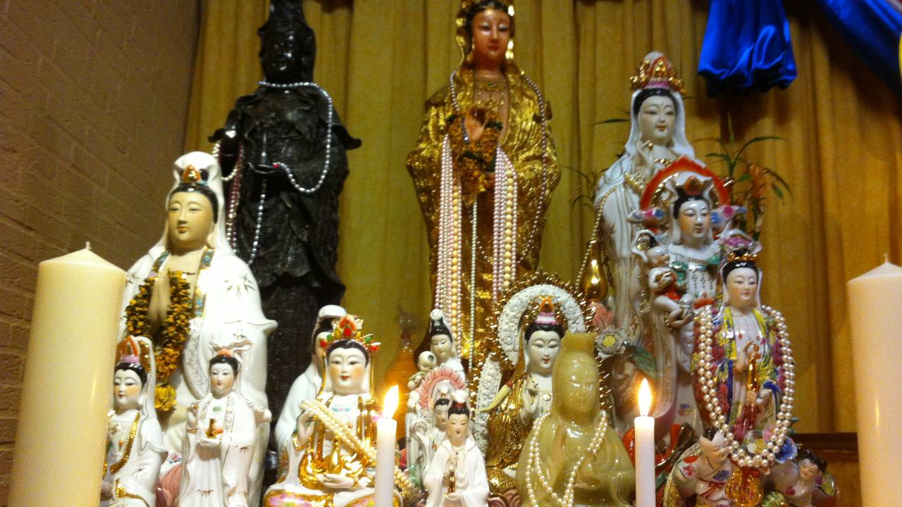 In de Thaise tempel in Waalwijk