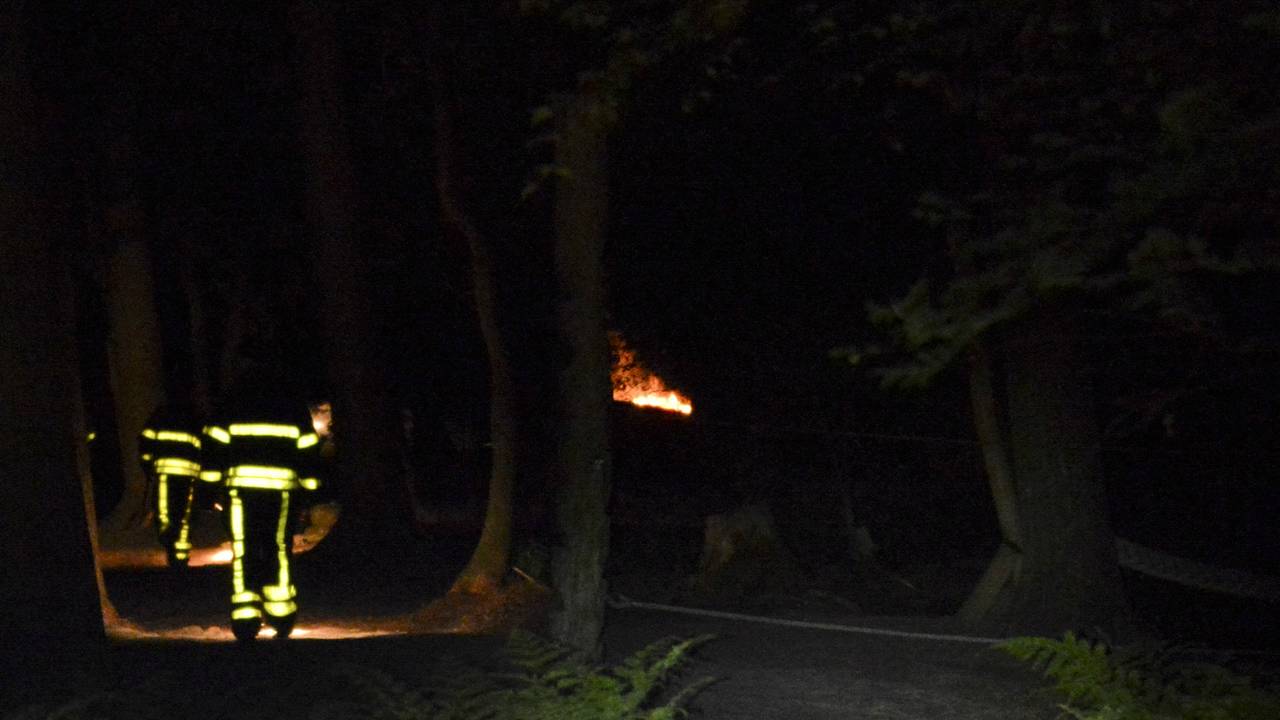 Brand in het Mastbos bij Breda (foto: Perry Roovers Fotografie Media)