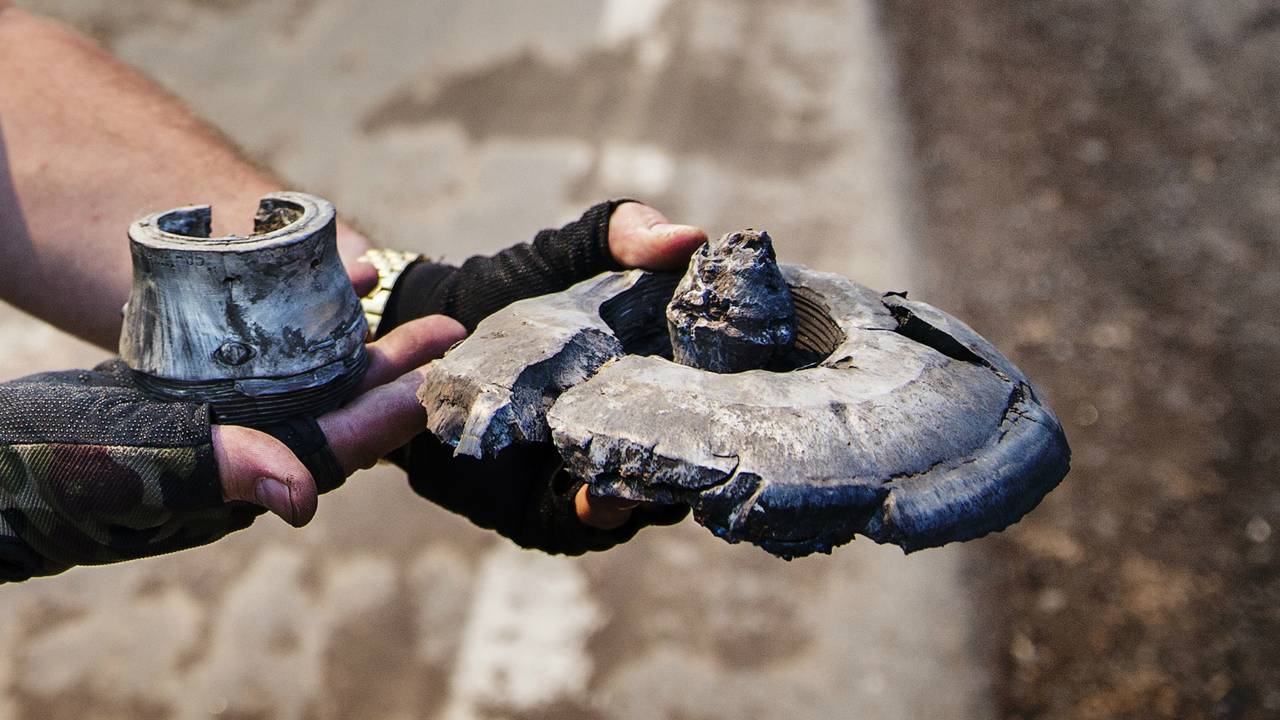 Een projectiel (archieffoto ANP)