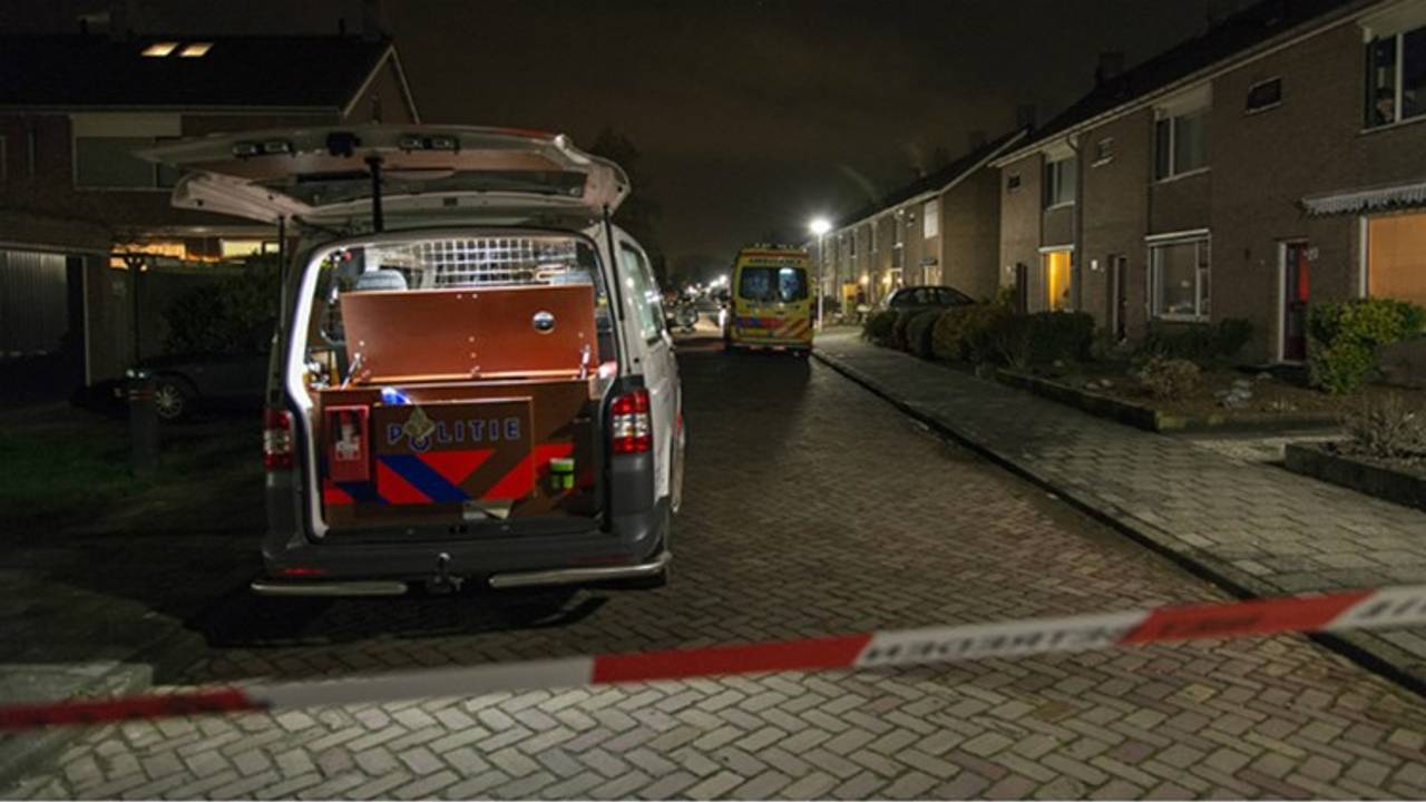 Het slachtoffer werd in haar eigen huis overvallen.
