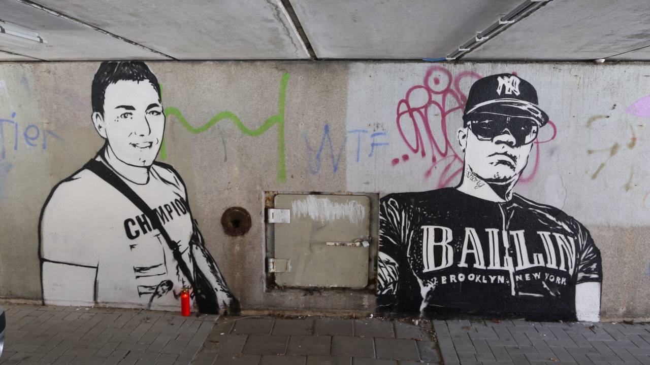 De graffiti met Henry Pfaff en vriend Sayago (foto: Gabor Heeres/SQ Vision)