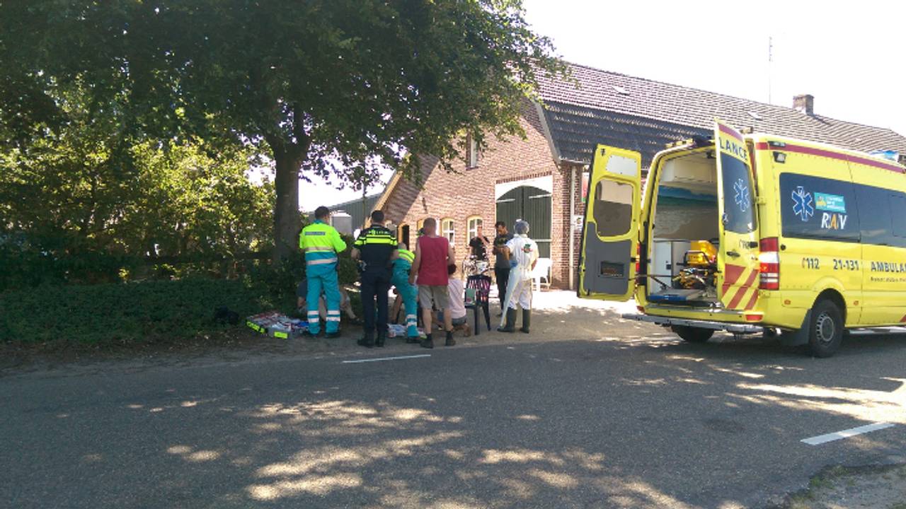 Gewonden bij ongeluk (foto: Saskia Kusters/SK-Media)