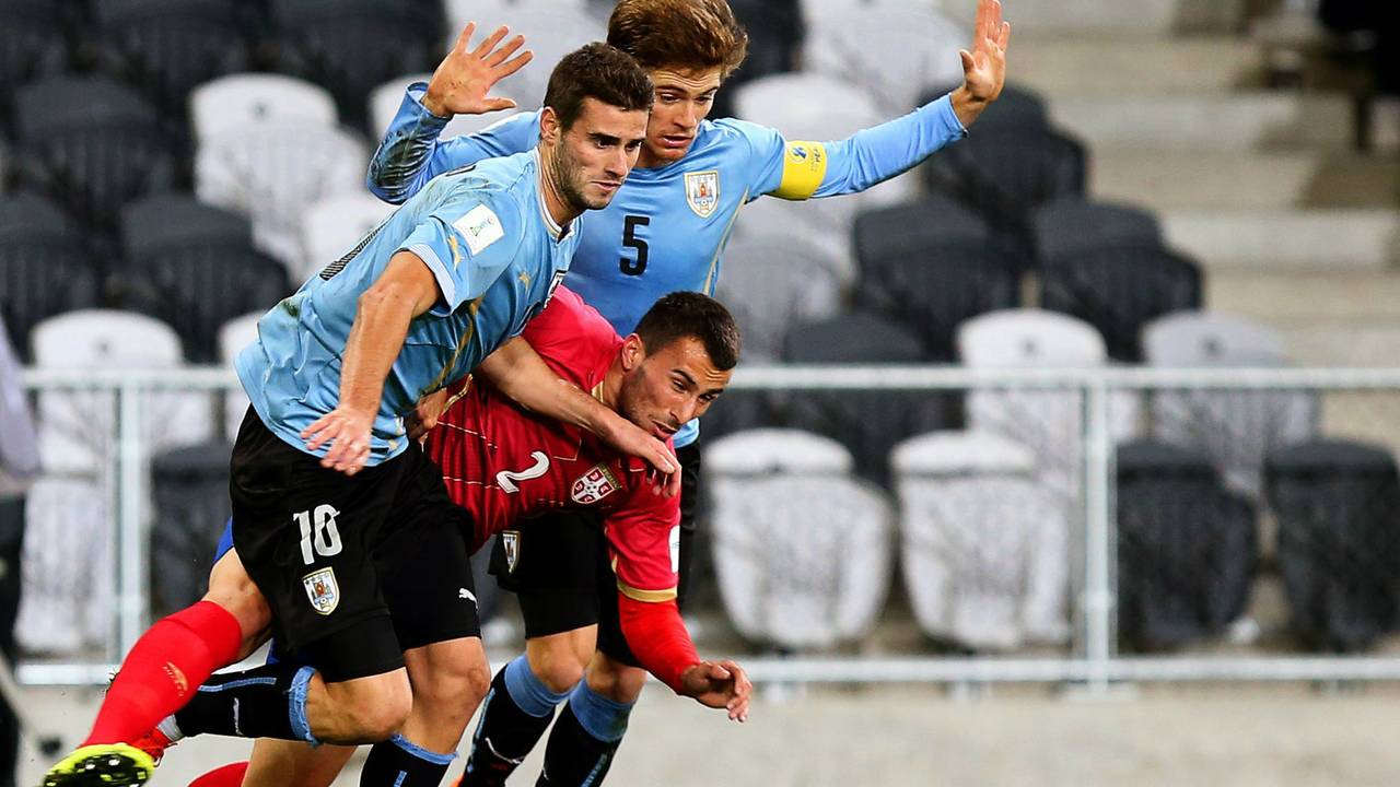 Gastón Pereiro, links in beeld (foto: ANP).