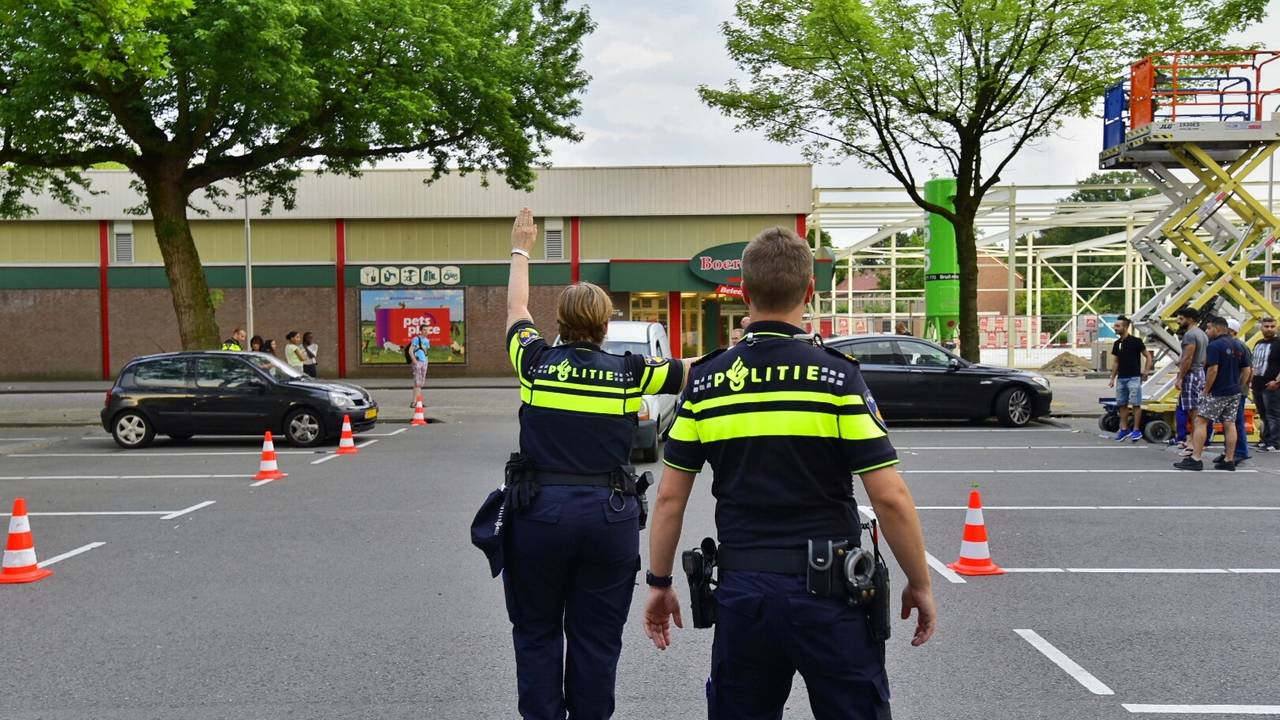 De controle op het Paletplein. (Foto: Jack Brekelmans)