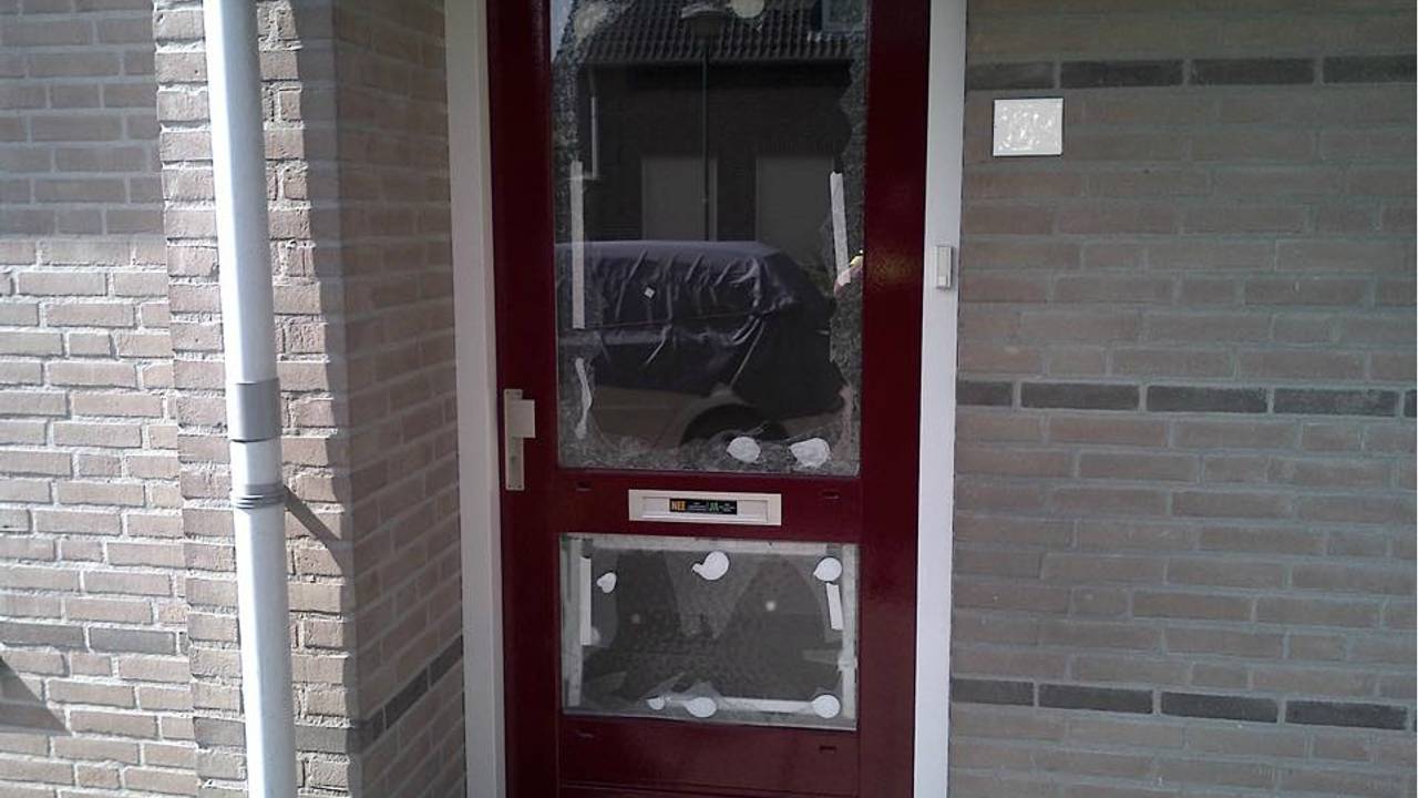 Het vuurwerk zorgde voor behoorlijk wat schade.