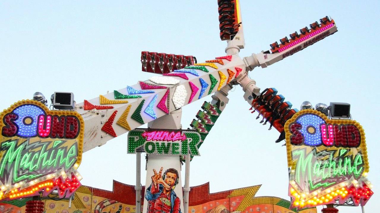 De kermis trok evenveel bezoekers als vorig jaar.