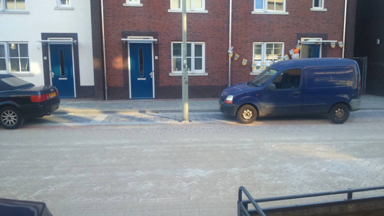 Een van de opvallende lantaarnpalen (foto: Rob van der Sterren)