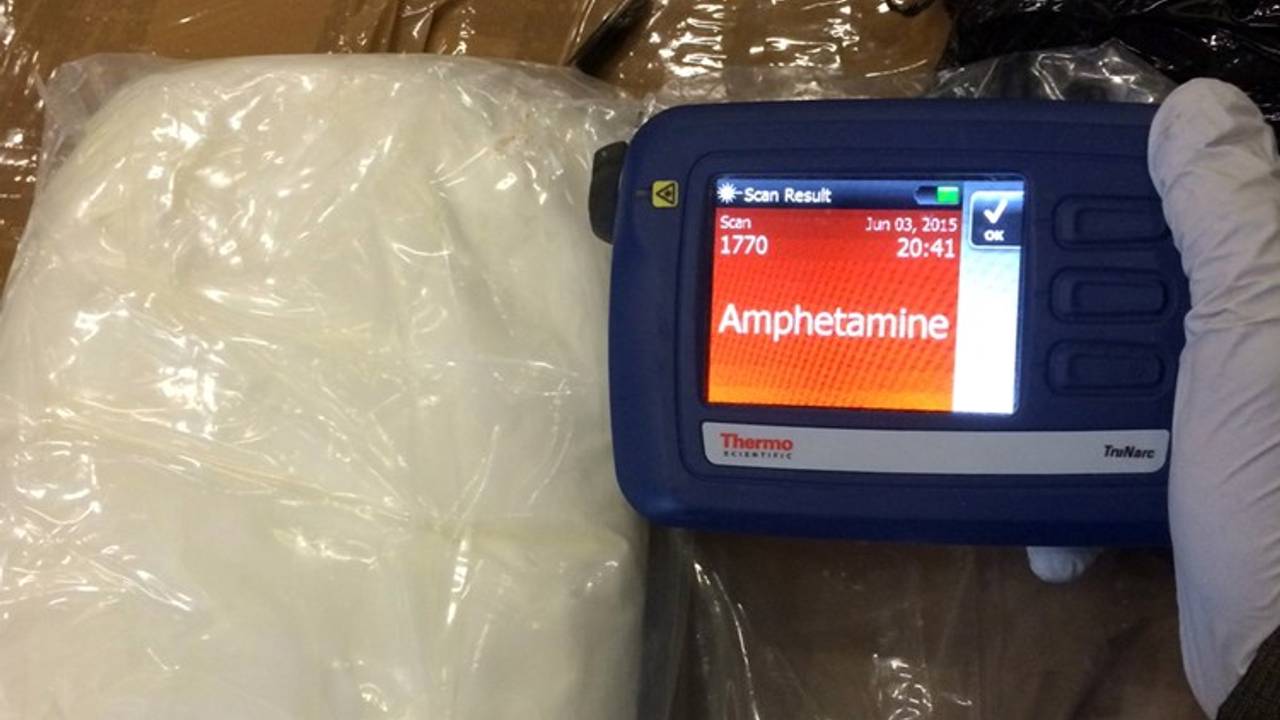 In het pand werd amfetamine gevonden (Archieffoto: Politie)