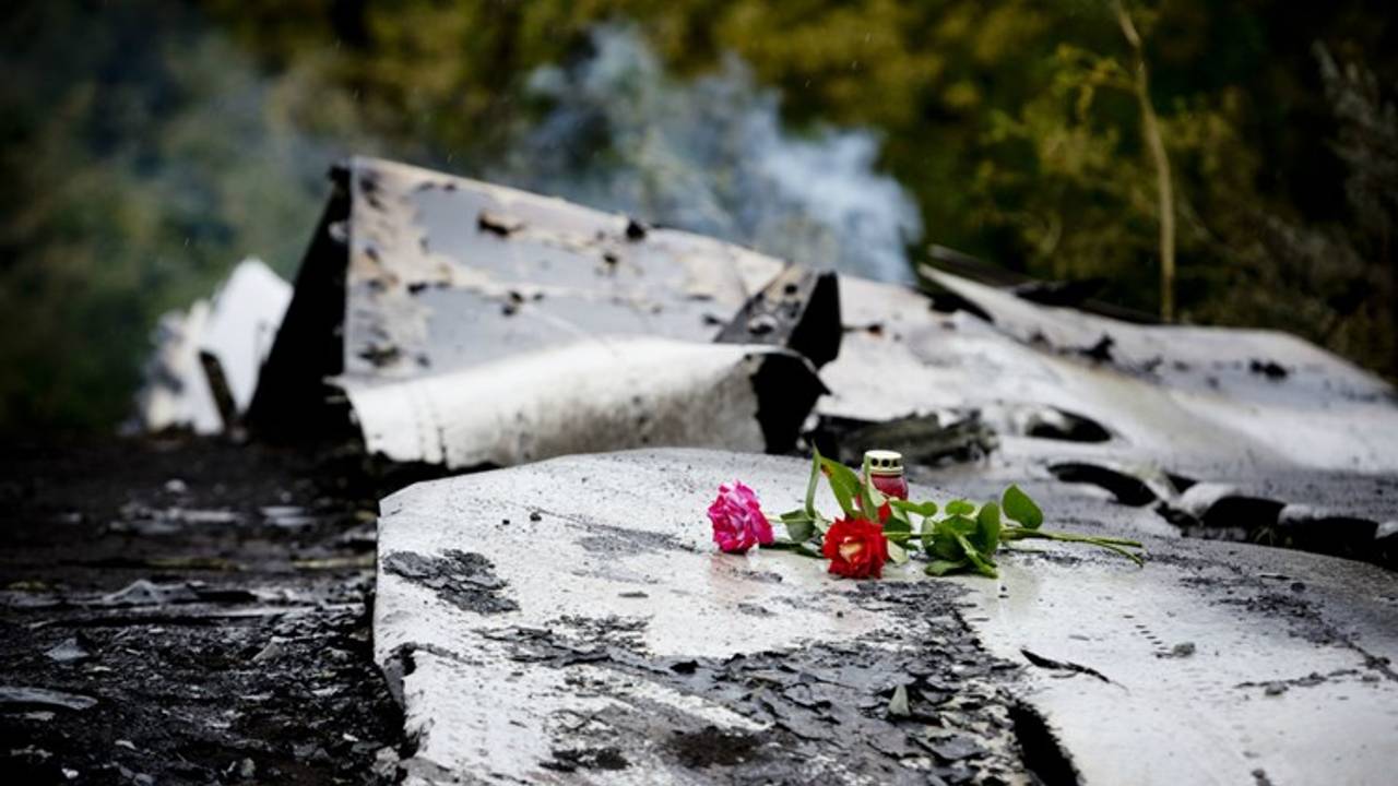De crashsite. Foto ANP