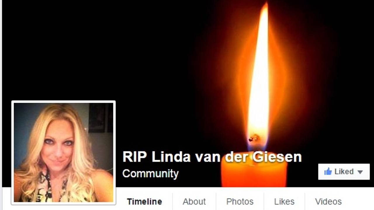 Facebook-pagina voor Linda van der Giesen (bron: Facebook).