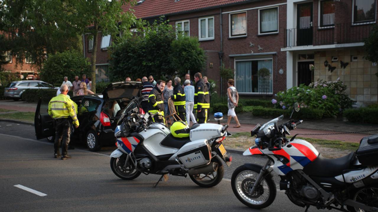 Ongeluk trok veel bekijks (foto: Jeroen Stuve / Stuve Fotografie)