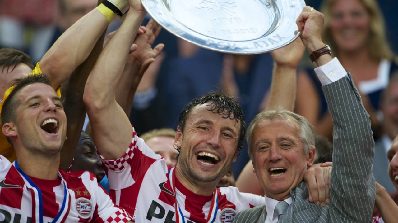 PSV viert in 2012 de winst van de Johan Cruijff Schaal