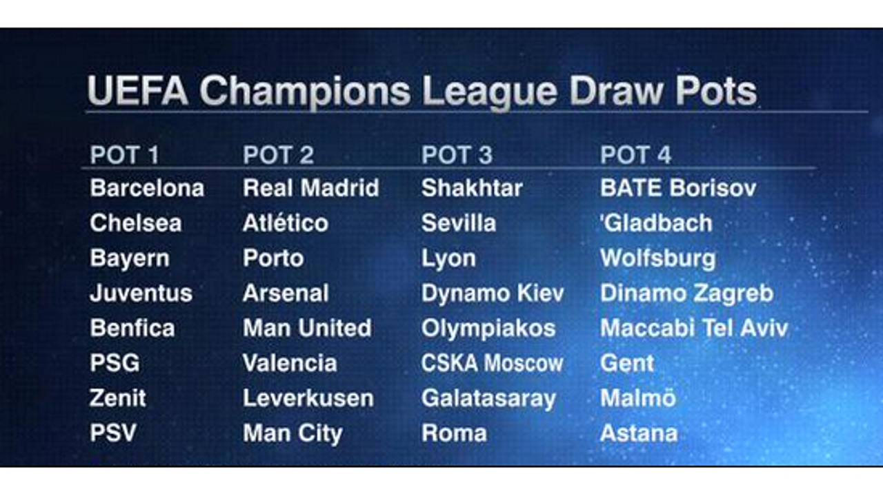 De potten met clubs.