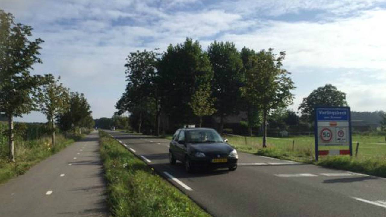 De Overloonseweg in Vierlingsbeek