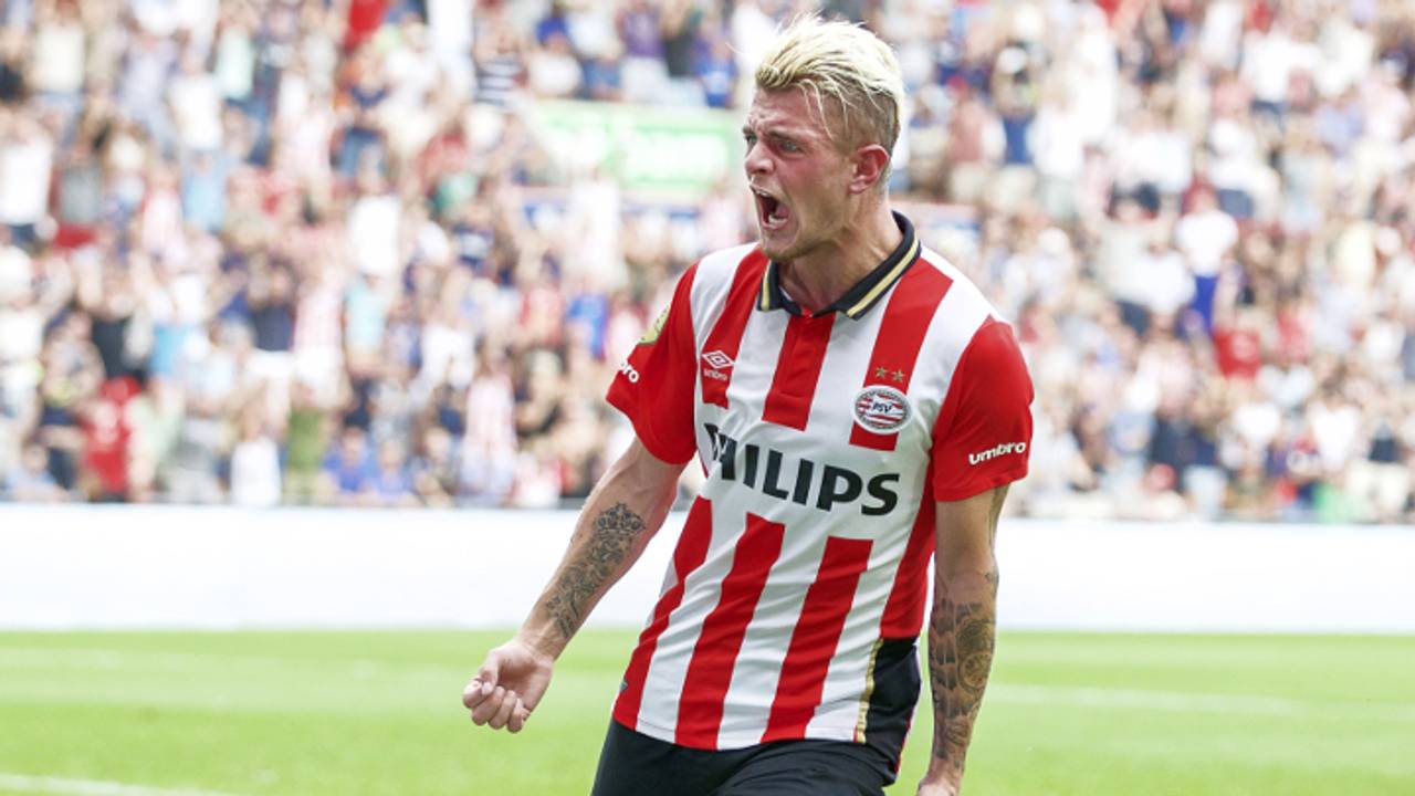 Lestienne maakt de 1-1 (foto: VI Images)