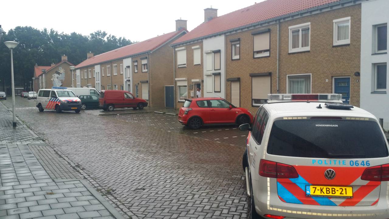 De man was even aan het laden en lossen (foto: Kevin Colsters)