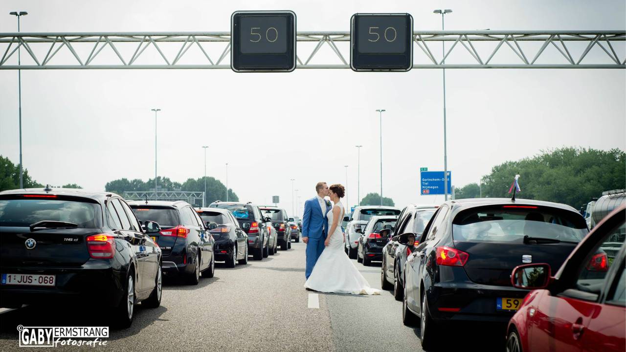 File zorgde voor deze bijzondere foto (foto: Gaby Ermstrang).