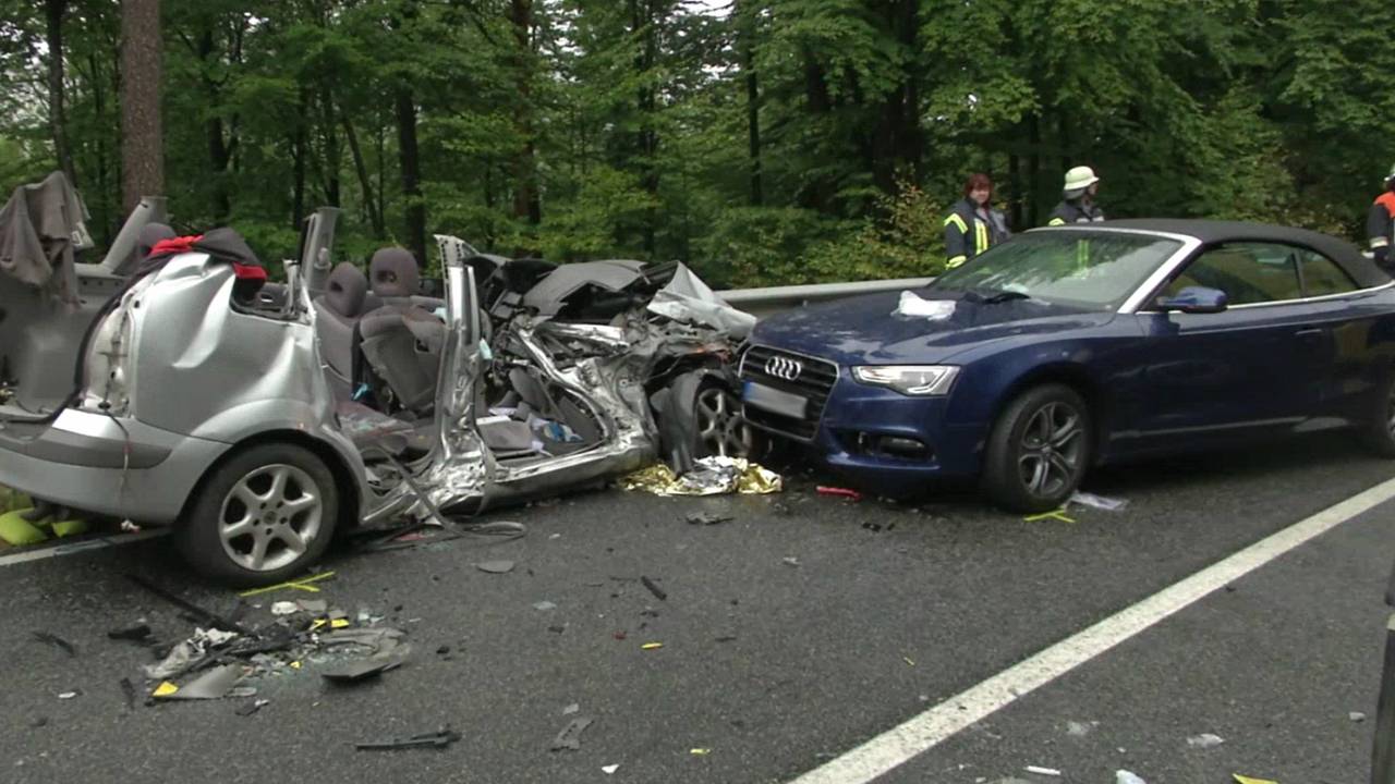 Ravage na ongeluk in Zuid-Duitsland.