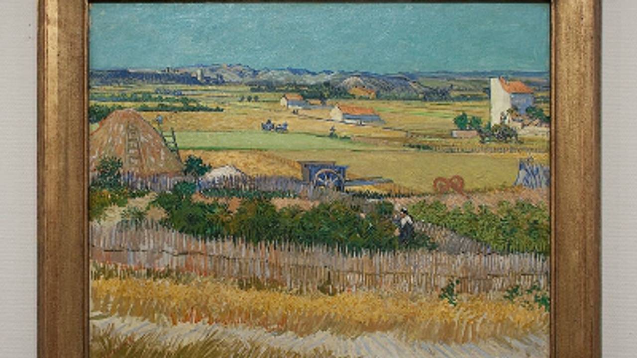 'De oogst' van Vincent van Gogh