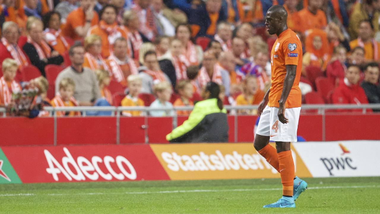Bruno Martens Indi moest het veld verlaten na een rode kaart (foto: VI Images)