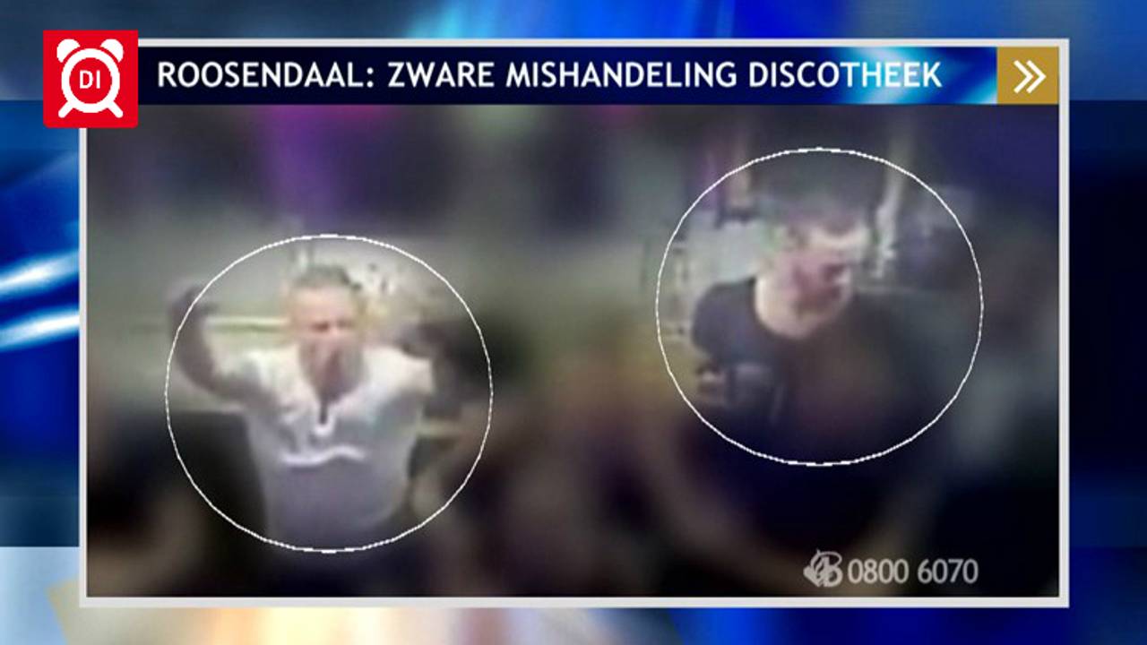 Politie geeft beelden vrij van daders mishandeling in Roosendaal. (beeld: Bureau Brabant)