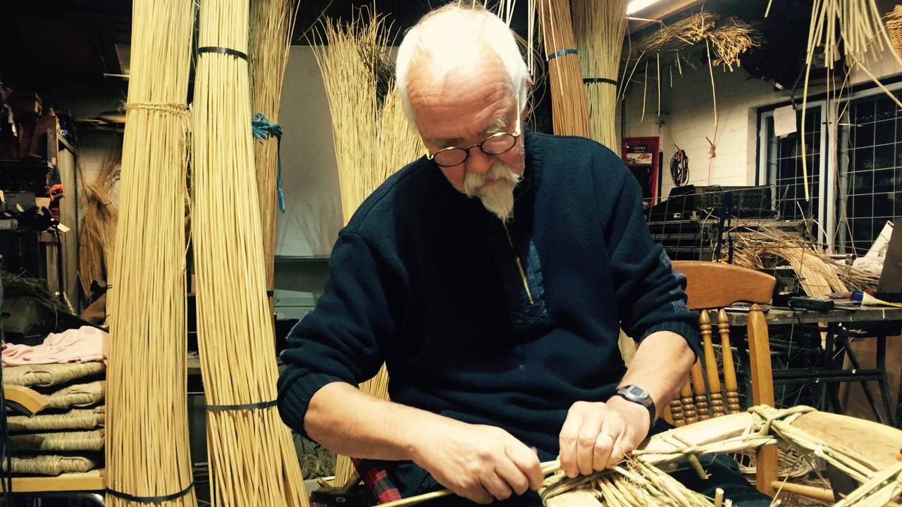 Rien Stuijts aan het werk.