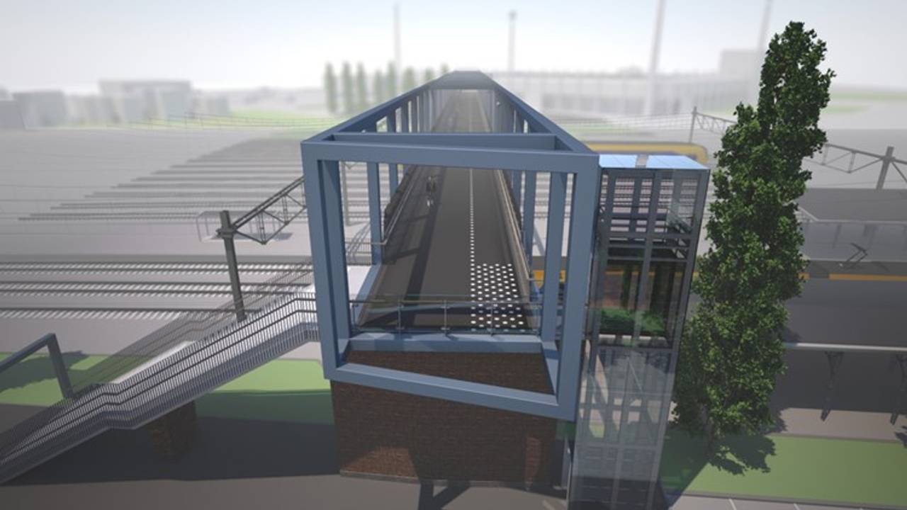De passerelle (archieffoto).