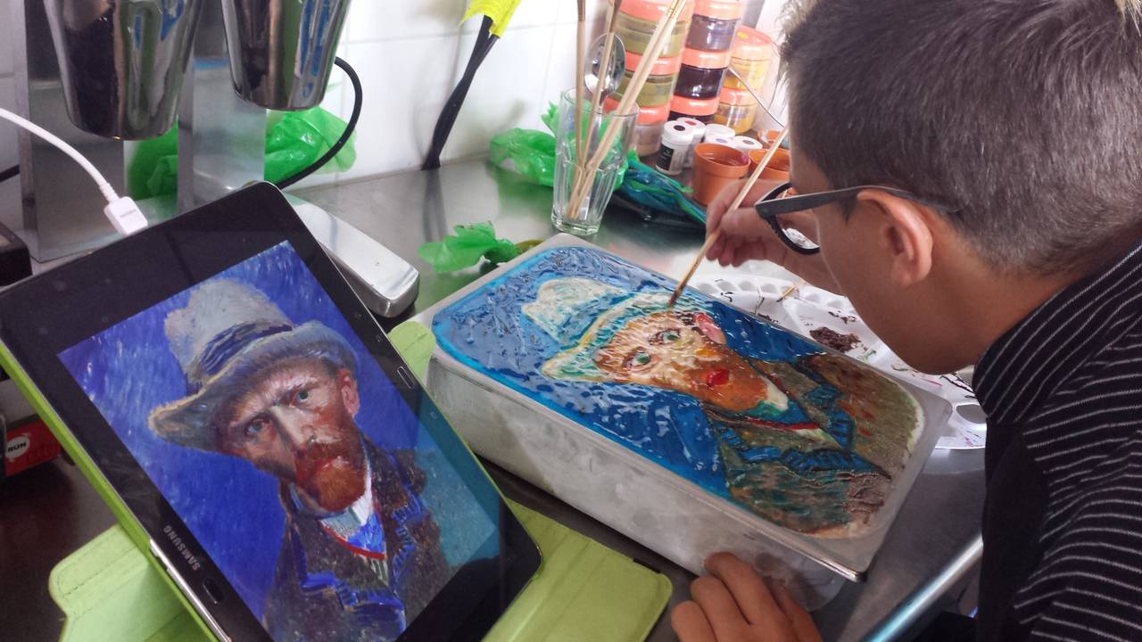 Aan de muur hangen of opeten? Van Gogh ijsschilderijen in Breda