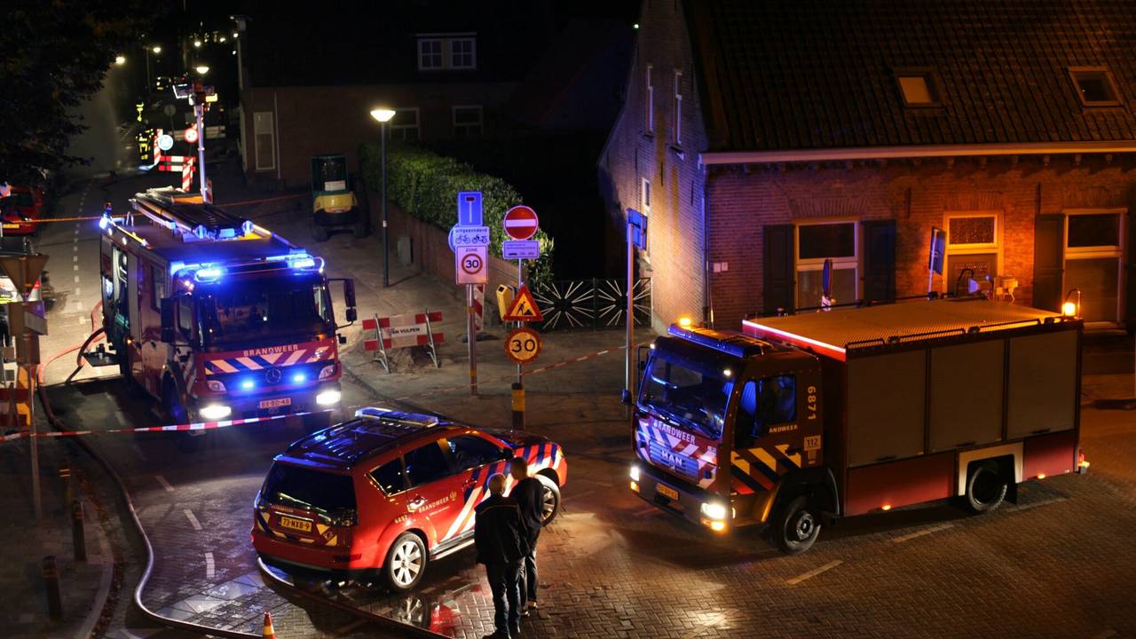 Evacuaties na gaslek Loon op Zand. (foto: Erik Haverhals/FPMB)