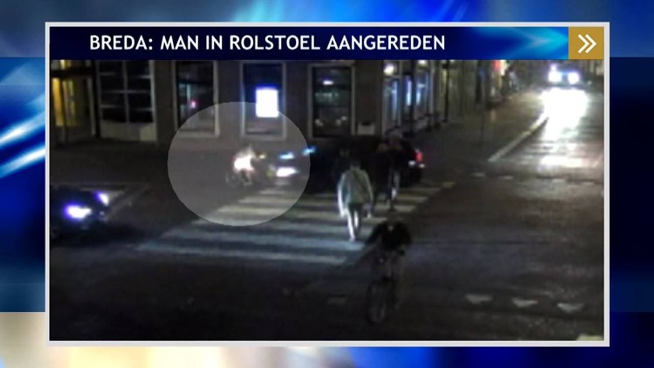 Aangereden rolstoeler in Breda komt in