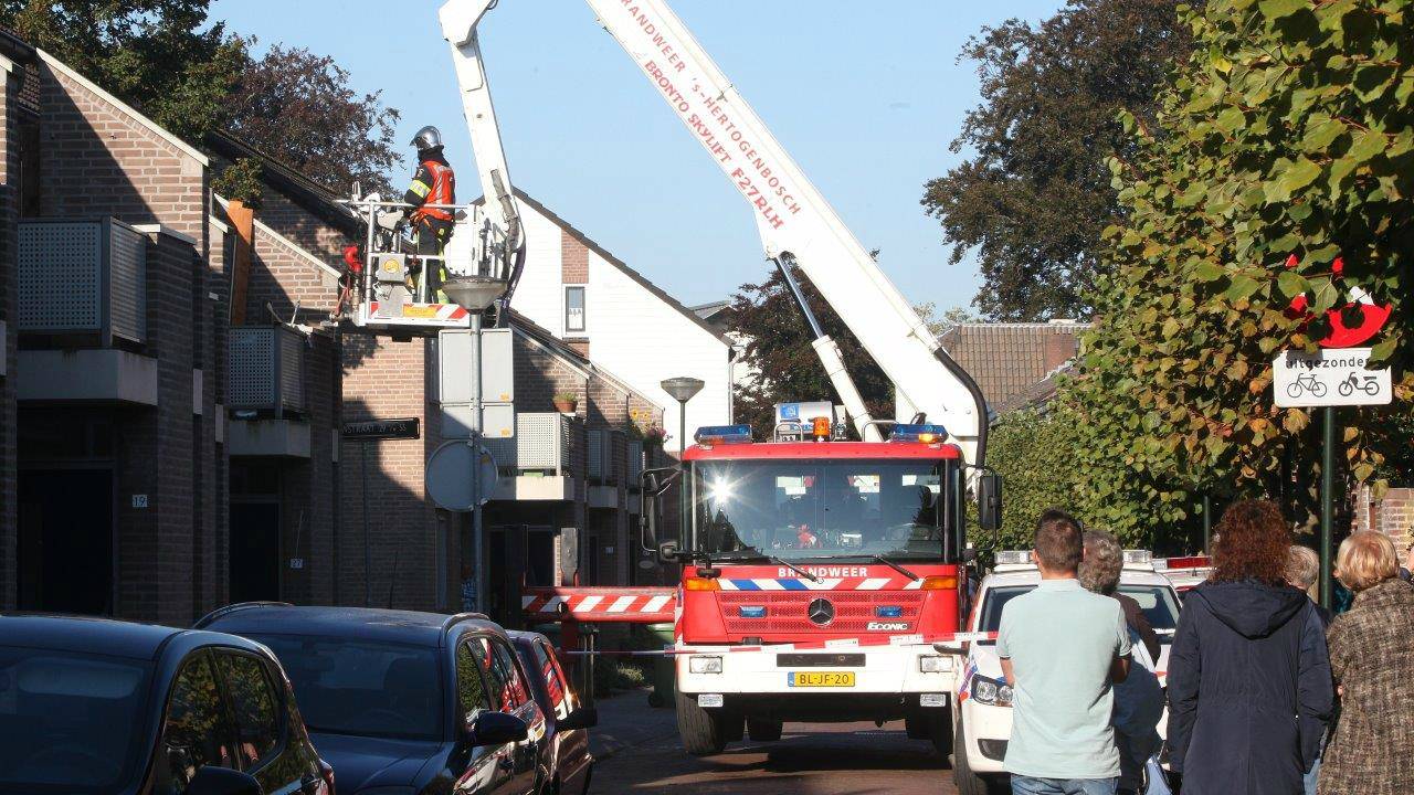 Verwarde man aangehouden in Vught (Foto: Bart Meesters / Meesters Multi Media)