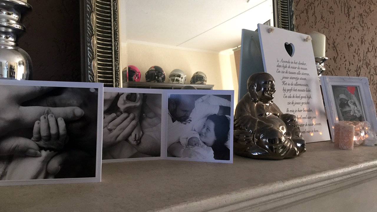 Het dochtertje van Petra en Terence werd dood geboren.