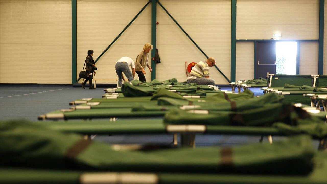 De opvang in Roosendaal (foto: Christian Traets)
