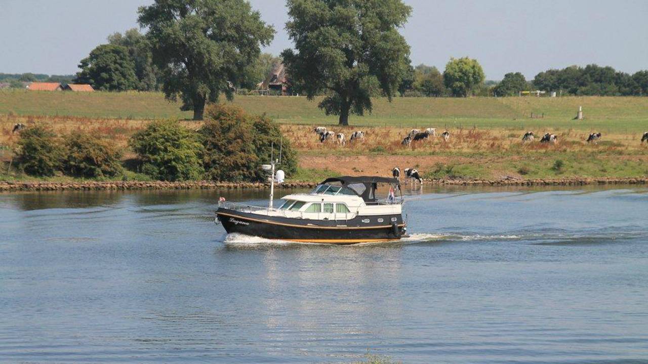 Uiterwaarden worden afgegraven om het water de ruimte te geven