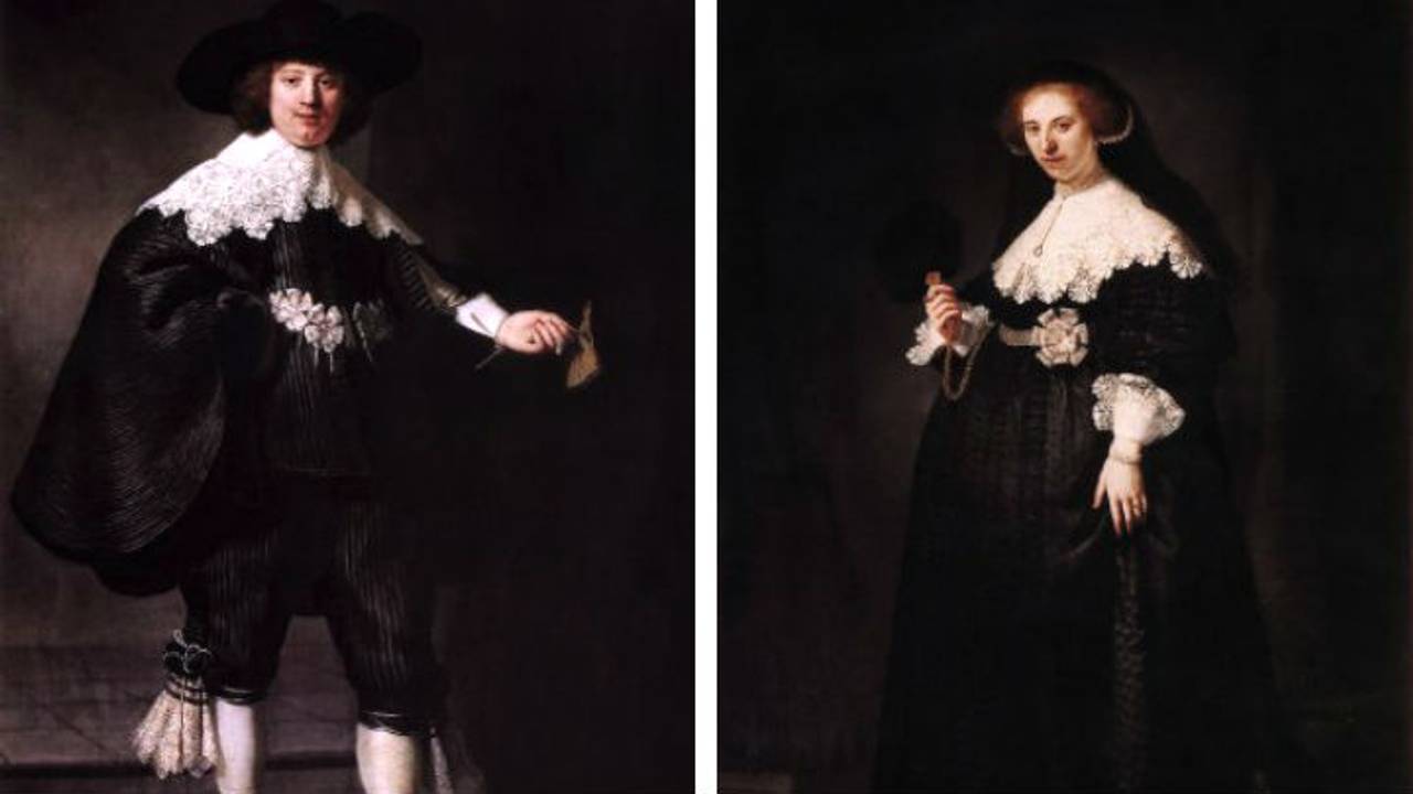 De twee populaire schilderijen van Rembrandt. (foto: archief)