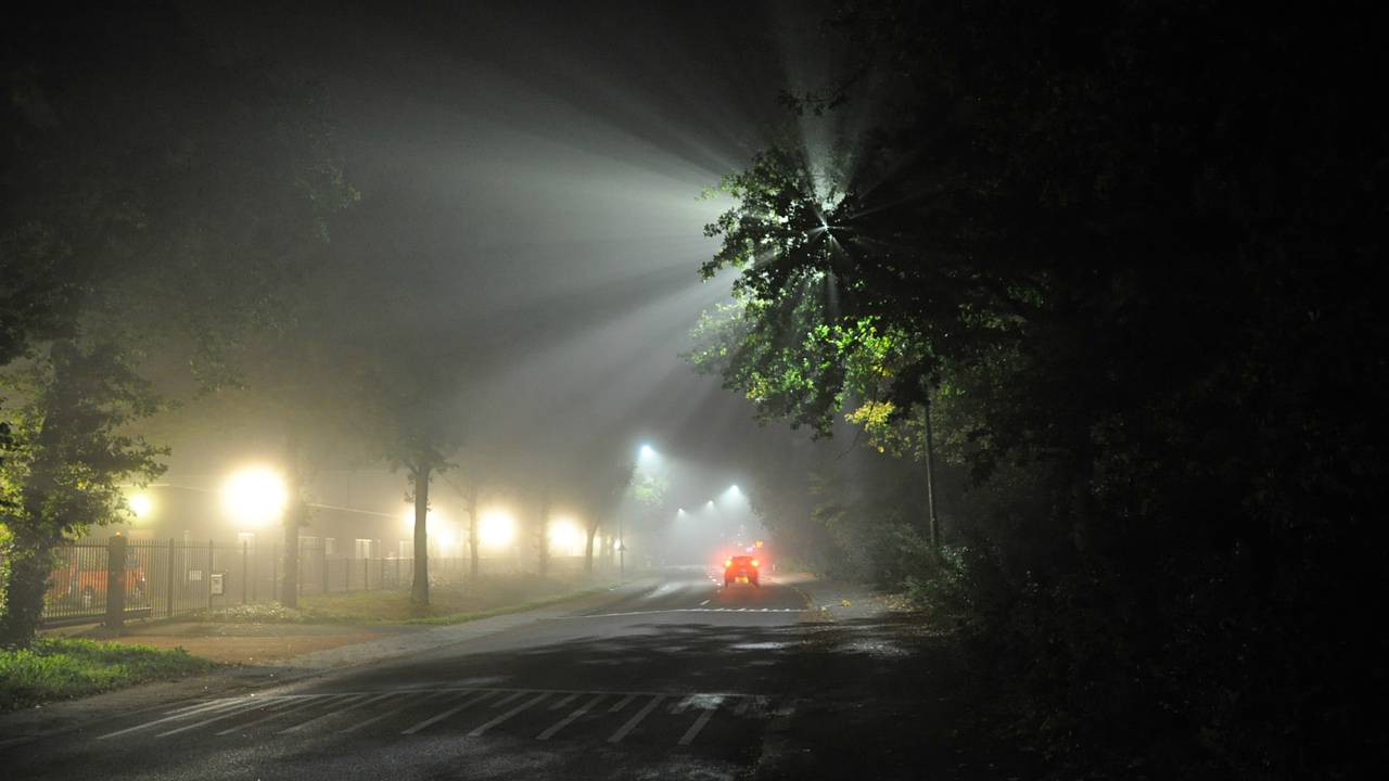 Het was plaatselijk erg mistig in de provincie. (Archieffoto: Ben Saanen)