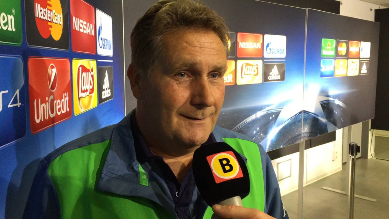 Ton Lokhoff na wedstrijd Wolfsburg-PSV (foto: Paul Post).