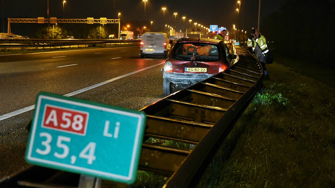 De file bij Tilburg is inmiddels opgelost. Foto Toby de Kort/De Kort Media