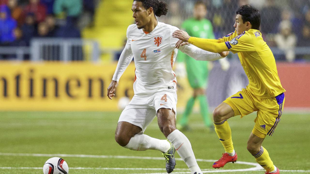 Virgil van Dijk uit Breda debuteerde zaterdag in Oranje