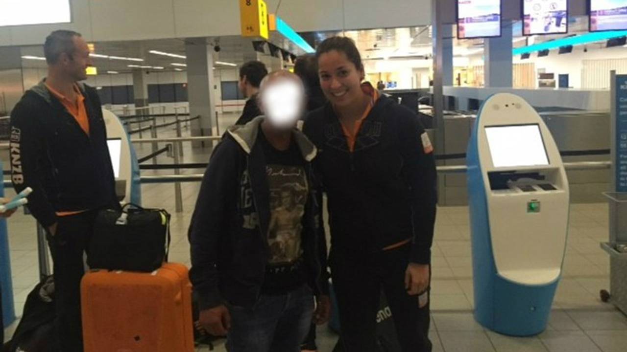 Na het maken van deze foto liep de dief snel tegen de lamp