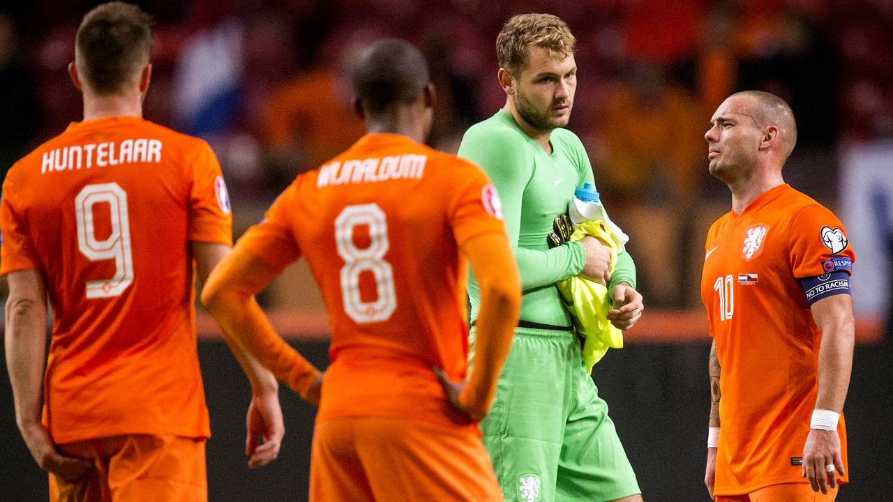 Jeroen Zoet in Oranje (foto: ANP)